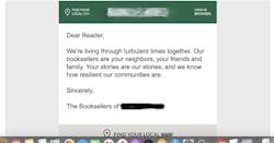 The least useful communication since… The least useful communication since…