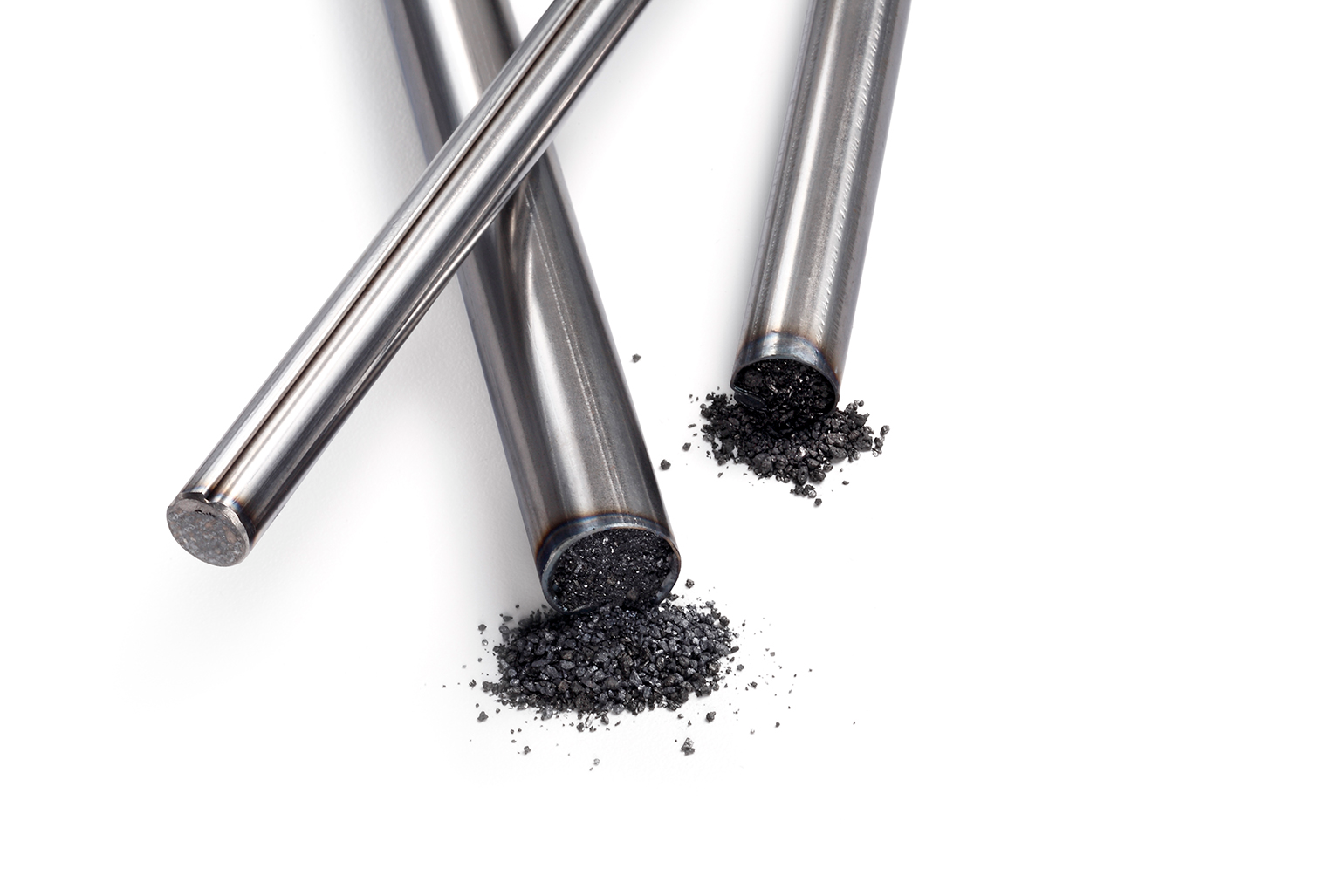 Cored wire is hollowed steel wire packed with fine-grained material: pure Mg, Mg alloy, FeSiMg alloy, FeSi-based inoculant, FeSiMg pure La, or any blend of these.