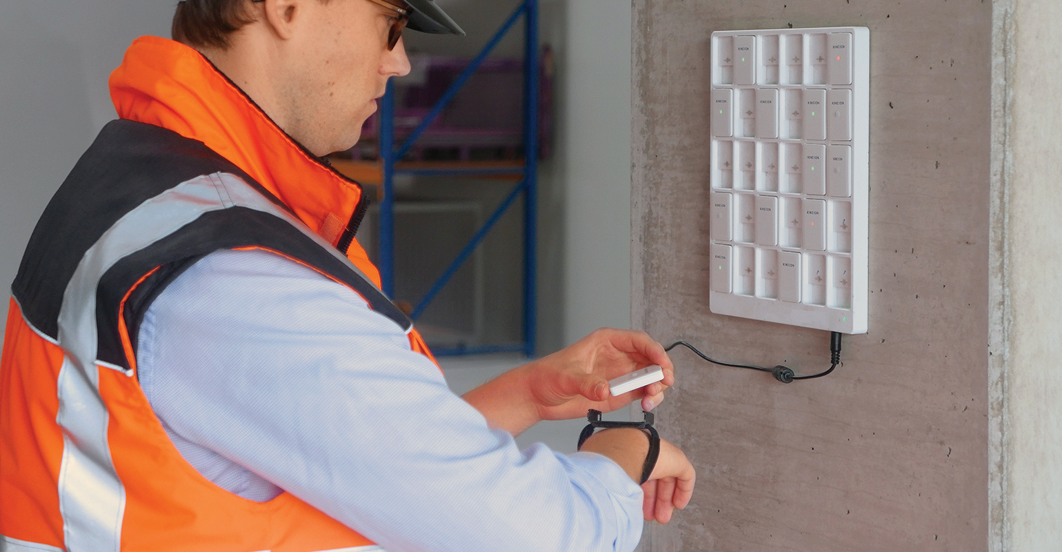 The Kinexon SafeTag wristband device is available in two versions, to establish real-time safeguarding of employees, for large-scale coronavirus protection.