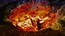 Electric furnace melting is more susceptible to FeO-contaminated steel scrap than is cupola melting. Typical cupola silicon-oxidation loss is 25-30%, compared to EF silicon loss of 10-15%. Electric furnace melting is more susceptible to FeO-contaminated steel scrap than is cupola melting. Typical cupola silicon-oxidation loss is 25-30%, compared to EF silicon loss of 10-15%.