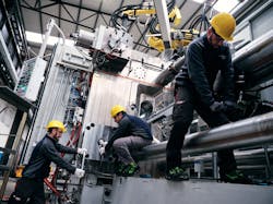 Siemens installed two, Italpresse cold-chamber diecasting machines, with closing forces of 750 and 550 mt, respectively. Siemens installed two, Italpresse cold-chamber diecasting machines, with closing forces of 750 and 550 mt, respectively.