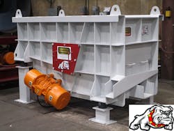 The new attrition mill addresses smaller foundries need for a vibratory system to reduce chemically-bonded sand chunks down to grain size, and separate and clean metal in those waste streams. The new attrition mill addresses smaller foundries need for a vibratory system to reduce chemically-bonded sand chunks down to grain size, and separate and clean metal in those waste streams.