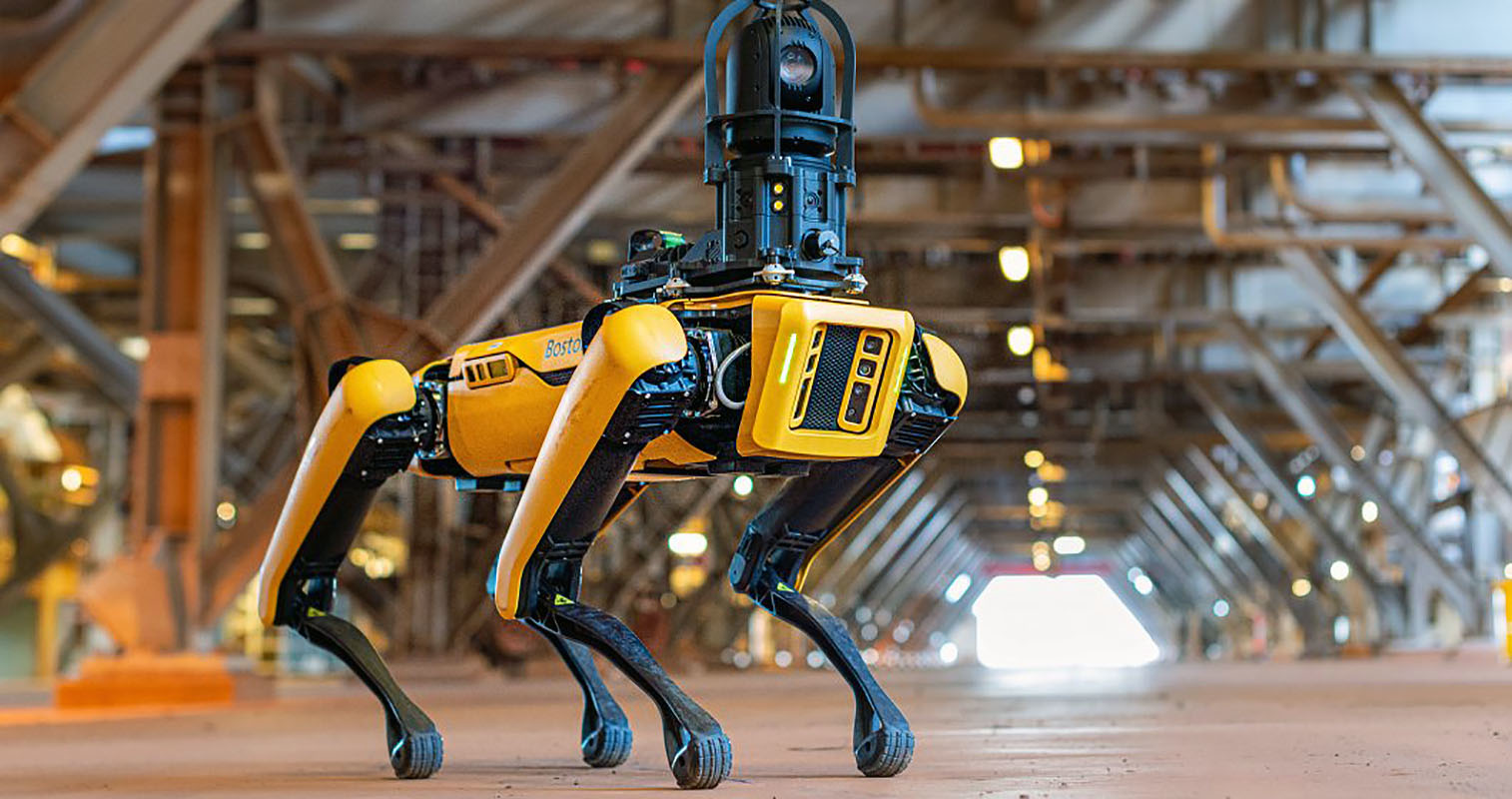 Boston Dynamics&rsquo; Spot agile robot.