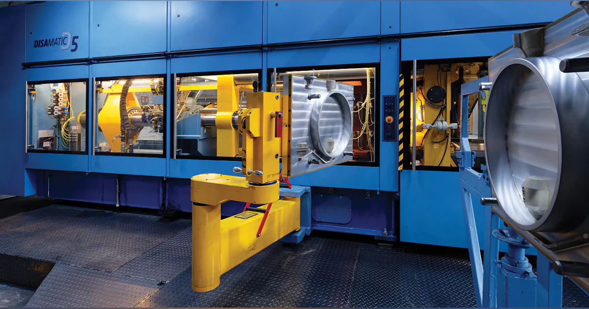 Disa Machine Quick Switch for Faster, Larger Mold Production | DISA | Foundry ...