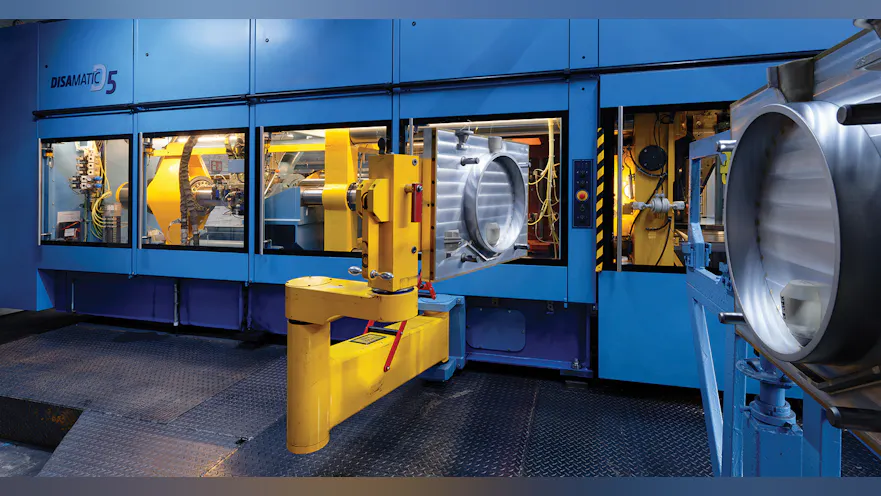 Disa Machine Foundry Layout Quick Switch for Faster, Larger Mold Production | DISA | Foundry ...