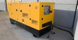 A typical, on-site generator. A typical, on-site generator.