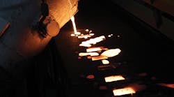 High binder levels, lack of mold permeability, and poor gating practices may initiate gas-porosity defects during pouring and molding. High binder levels, lack of mold permeability, and poor gating practices may initiate gas-porosity defects during pouring and molding.