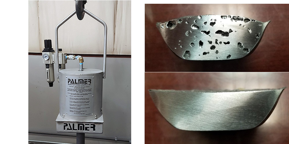 Palmer Manufacturing & Supply portable rotary degasser.