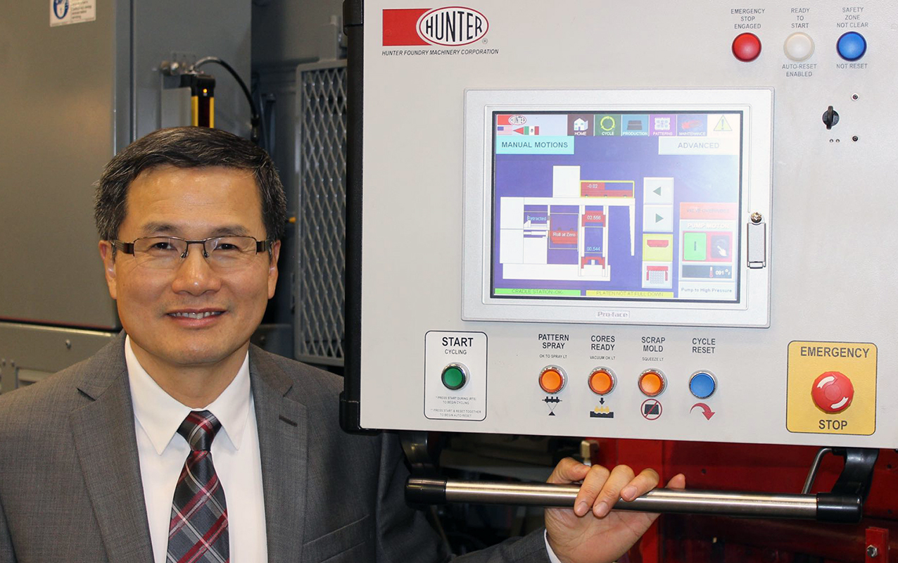 Hunter Foundry Machinery Corp. president Peter J. Li.