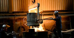 Crucible melting involves smaller volumes of metal alloys, using a refractory crucible that is heated by conduction to liquify the charge. Various fuels may be used, including coke, oil, different gases, or electricity. Crucible melting involves smaller volumes of metal alloys, using a refractory crucible that is heated by conduction to liquify the charge. Various fuels may be used, including coke, oil, different gases, or electricity.