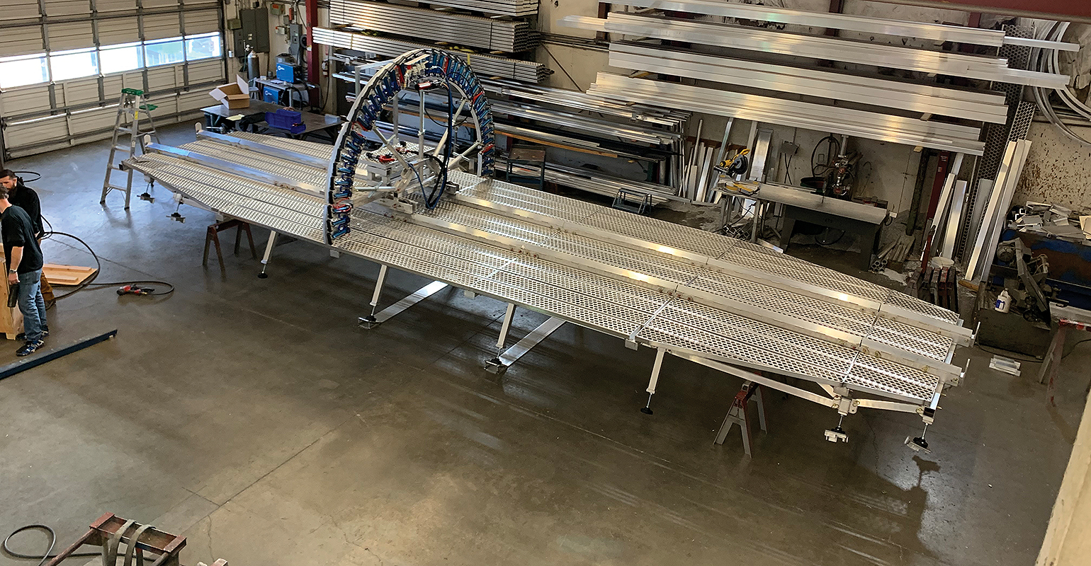 The torpedo ladle bricking machine reduces set-up time by two times and increases revenue during major repairs, improving ROI.