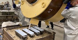 A 440-lb. capacity Thermtronix furnace now installed and operating at Kimura Foundry America, Shelbyville, IN. A 440-lb. capacity Thermtronix furnace now installed and operating at Kimura Foundry America, Shelbyville, IN.