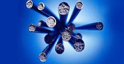 Cored-wire practice introduces a hollow wire filled with powder alloys to the lade to treat or inoculate molten iron. Cored-wire practice introduces a hollow wire filled with powder alloys to the lade to treat or inoculate molten iron.