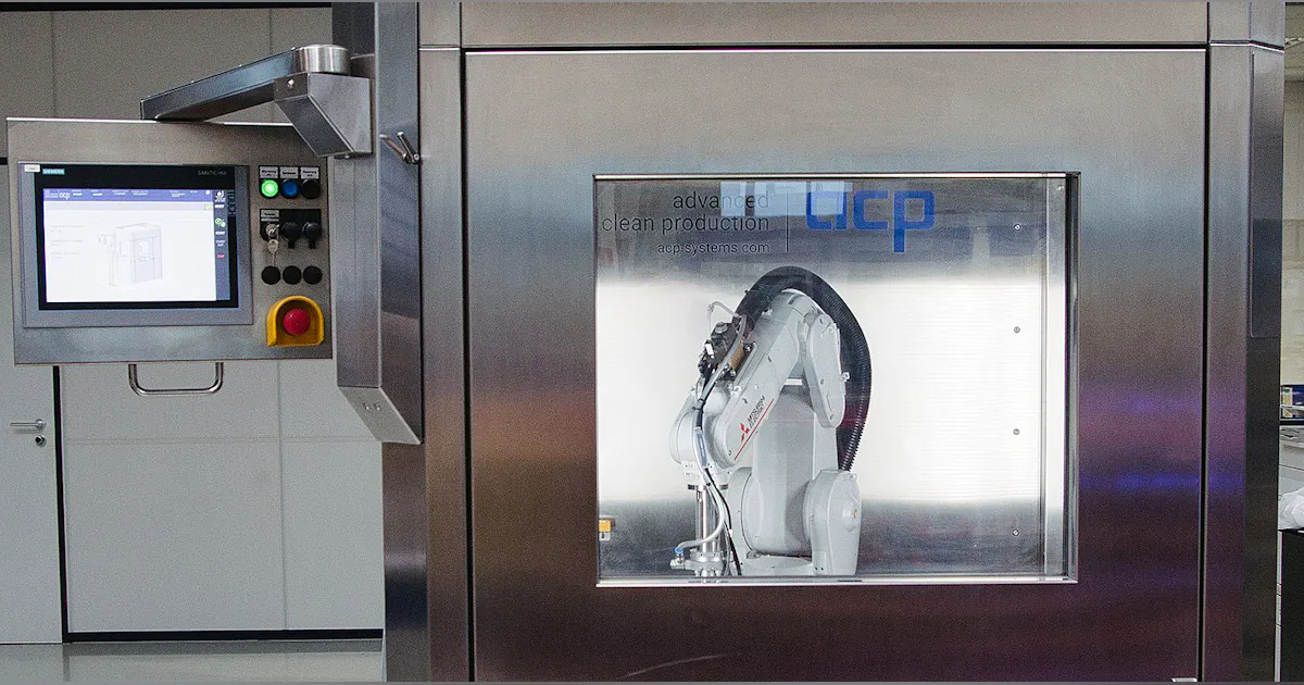 Acp Systems Compact, Automated Dry Parts Cleaning Cell | acp Systems AG | Foundry ...