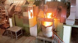 A coreless induction furnace is a refractory-lined vessel surrounded by an electrically energized, current-carrying, water-cooled copper coil. There is an ideal refractory wall thickness for optimal melting performance.