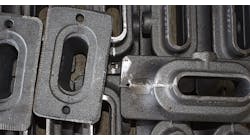 Iron castings are a typical example of the types of discrete manufactured parts that must be conveyed as they cool.