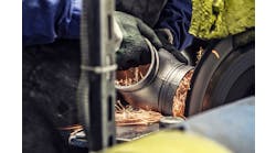 Ferrous valve casting, grinding. Ferrous valve casting, grinding.