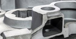 Unfinished aluminum casting. Unfinished aluminum casting.