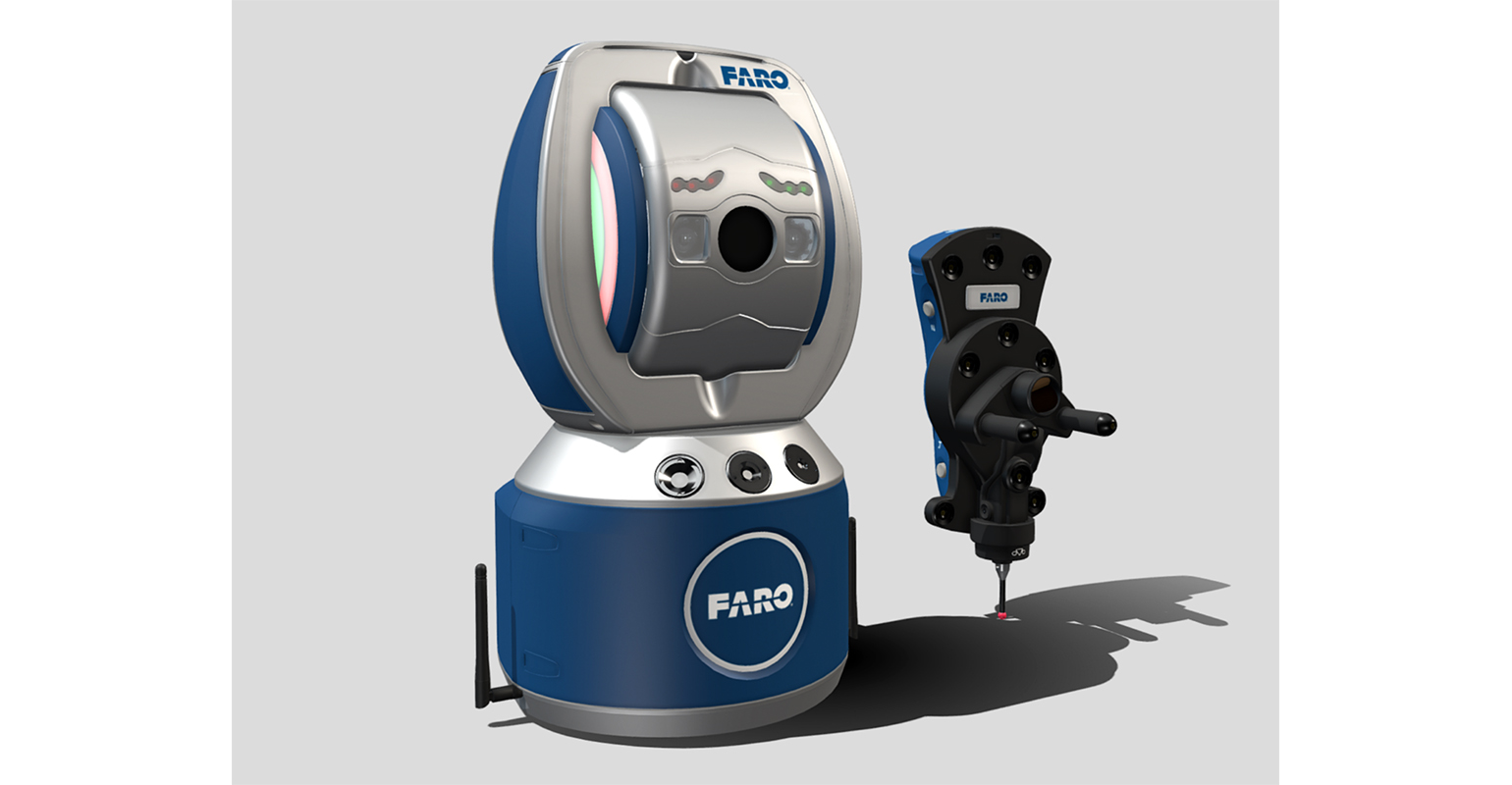 FARO&circledR; Vantage Max laser tracker.