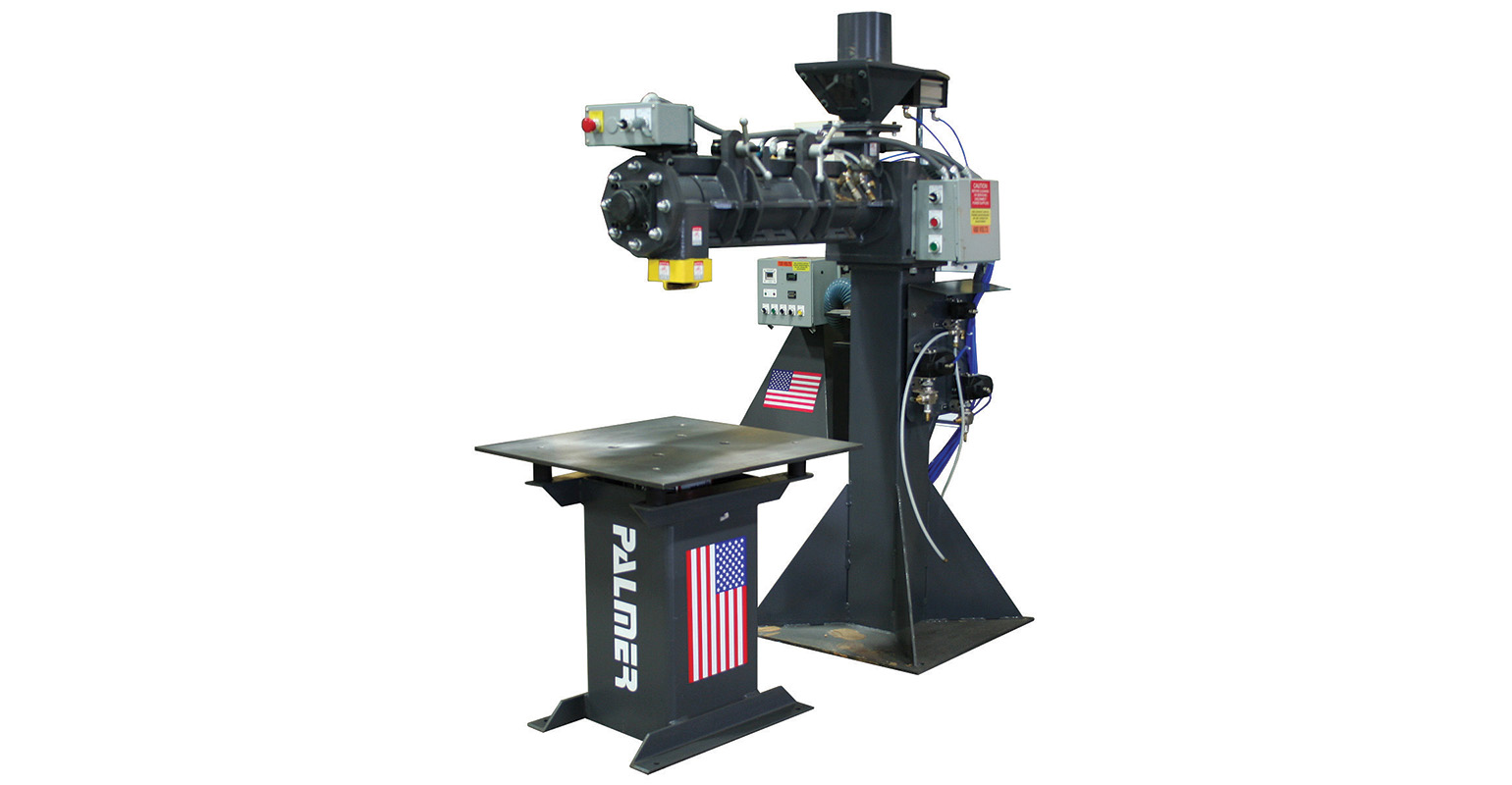 A compaction table with a sand mixer, for improving no-bake molding effectiveness and casting quality.