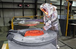 Fig. 4 Always use a hand-held GLD probe test device to ensure ground probe wires are in contact with the metal bath. Fig. 4 Always use a hand-held GLD probe test device to ensure ground probe wires are in contact with the metal bath.