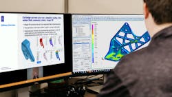 ProCAST software is part of Rolls-Royce engineers’ “co-design workflow”, which allows them to implement Design for Manufacturing methods and identify potential defects (e.g., thickness or porosity) or other manufacturability problems. ProCAST software is part of Rolls-Royce engineers’ “co-design workflow”, which allows them to implement Design for Manufacturing methods and identify potential defects (e.g., thickness or porosity) or other manufacturability problems.