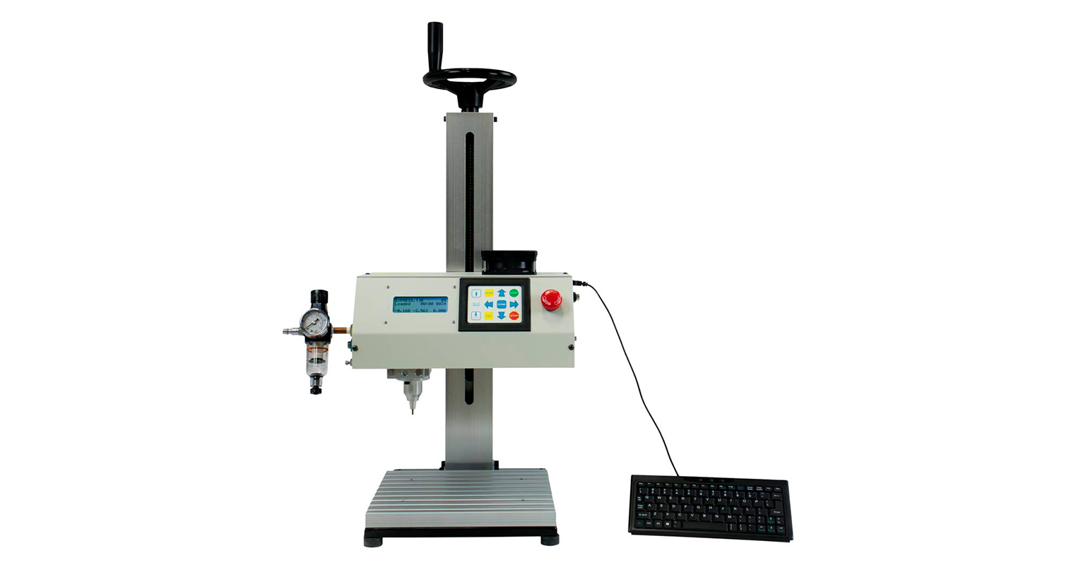 The model KM-64 dot peen marker.