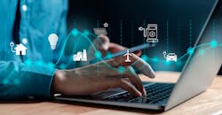 Businessman using clean energy / future power concept. Businessman using clean energy / future power concept.