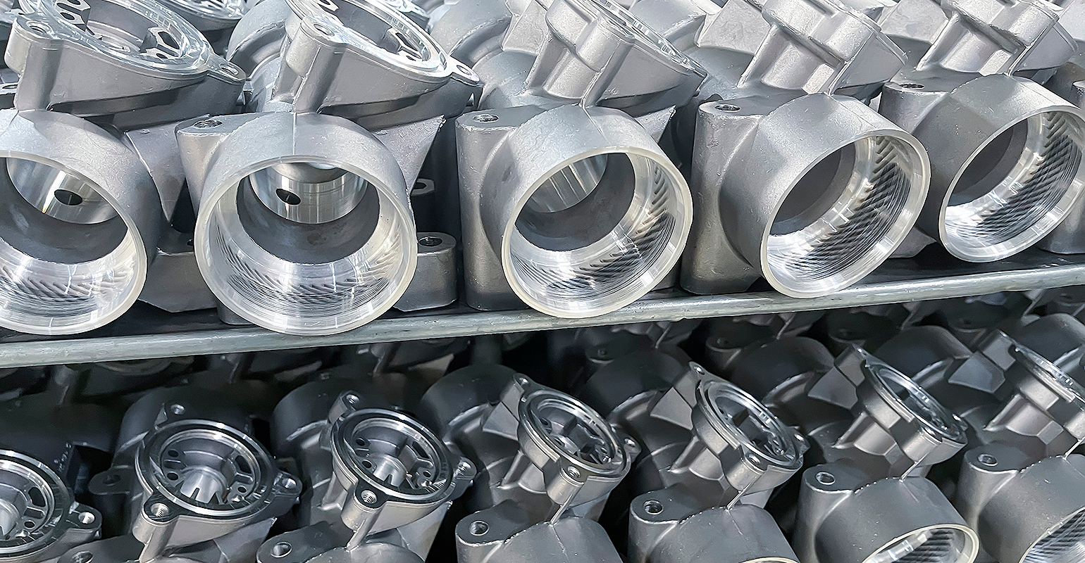 Machined automotive aluminum diecastings.