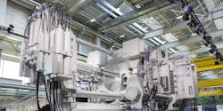 B&uuml;hler AG&apos;s160-square meter Carat 840 machine, capable of injecting more than 200 kg of molten aluminum into a die &ldquo;within milliseconds&apos; to form large-dimension castings for automotive structures.
