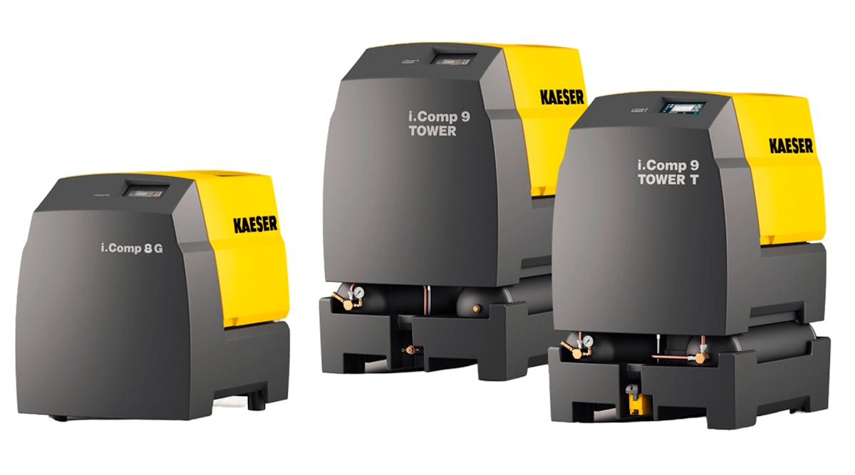 Kaeser Compressors&apos; i.Comp variable-speed reciprocating compressors.