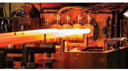 Continuous casting of iron billets is essentially a permanent molding process, according to the researcher modeling iron casting at Tasso A/S.