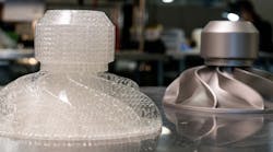 Vaupell uses 3D Systems’ QuickCast™ stereolithography (SLA) printing process to produce investment casting molds for aerospace manufacturers that require low-volume, high-complexity parts. Vaupell uses 3D Systems’ QuickCast™ stereolithography (SLA) printing process to produce investment casting molds for aerospace manufacturers that require low-volume, high-complexity parts.