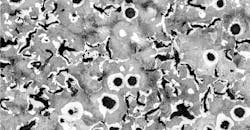 CGI, compacted graphite iron, has shorter, thicker graphite structures than are typical of gray iron. CGI, compacted graphite iron, has shorter, thicker graphite structures than are typical of gray iron.