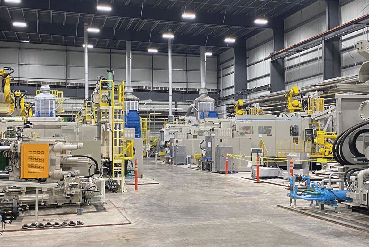 Shinhwa Auto USA diecasting and machining operation in Auburn, Ala.