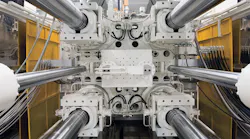 The TF series high-pressure diecasting machine – a gigacasting system – designed and supplied by ItalPresseGauss, part of the Norican Group.