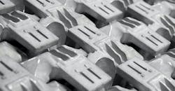 High-volume aluminum automotive diecastings. High-volume aluminum automotive diecastings.