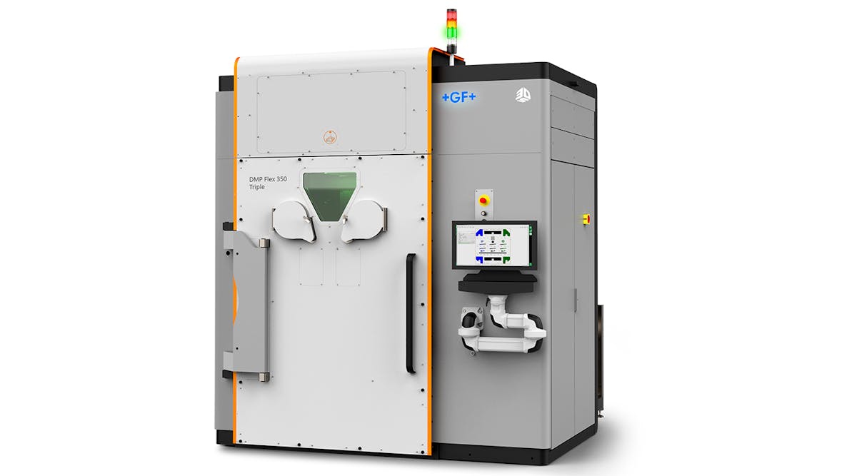 3D Systems&rsquo; DMP Flex 350 Triple three-laser metal printer.