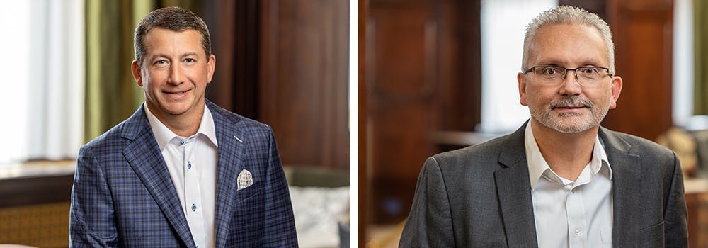 Monomoy Capital Partners will retain Waupaca Foundry’s current management team, including president, CEO, and COO Michael Nikolai (left), and v.p.- Sales and Marketing, James Newsome (right.) Monomoy Capital Partners will retain Waupaca Foundry’s current management team, including president, CEO, and COO Michael Nikolai (left), and v.p.- Sales and Marketing, James Newsome (right.)