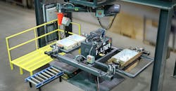 The Palmer Universal Molding Machine can be set up with one, two, four, and six molding stations, with capacities from 12x12 4/4 to 60x60 36/36. The Palmer Universal Molding Machine can be set up with one, two, four, and six molding stations, with capacities from 12x12 4/4 to 60x60 36/36.