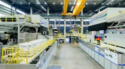 Left, the first Carat 610 megacasting machine installed for Duoli Technology; and right, its first Carat 920, installed in December 2023.