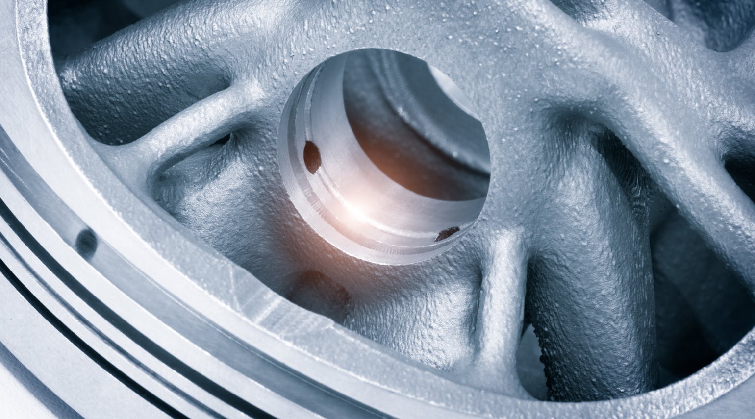 This piston is a typical example of an automotive component designed for weight savings &ndash; and an example of the potential for high-volume 3D printing of aluminum parts.