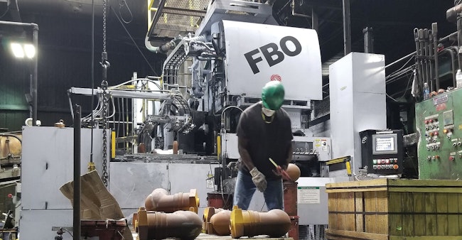 In April 2021, Frazier & Frazier Industries installed a Sinto America FBOV 24x30 flaskless molding machine – one of six FBOV machines operating in North America.
