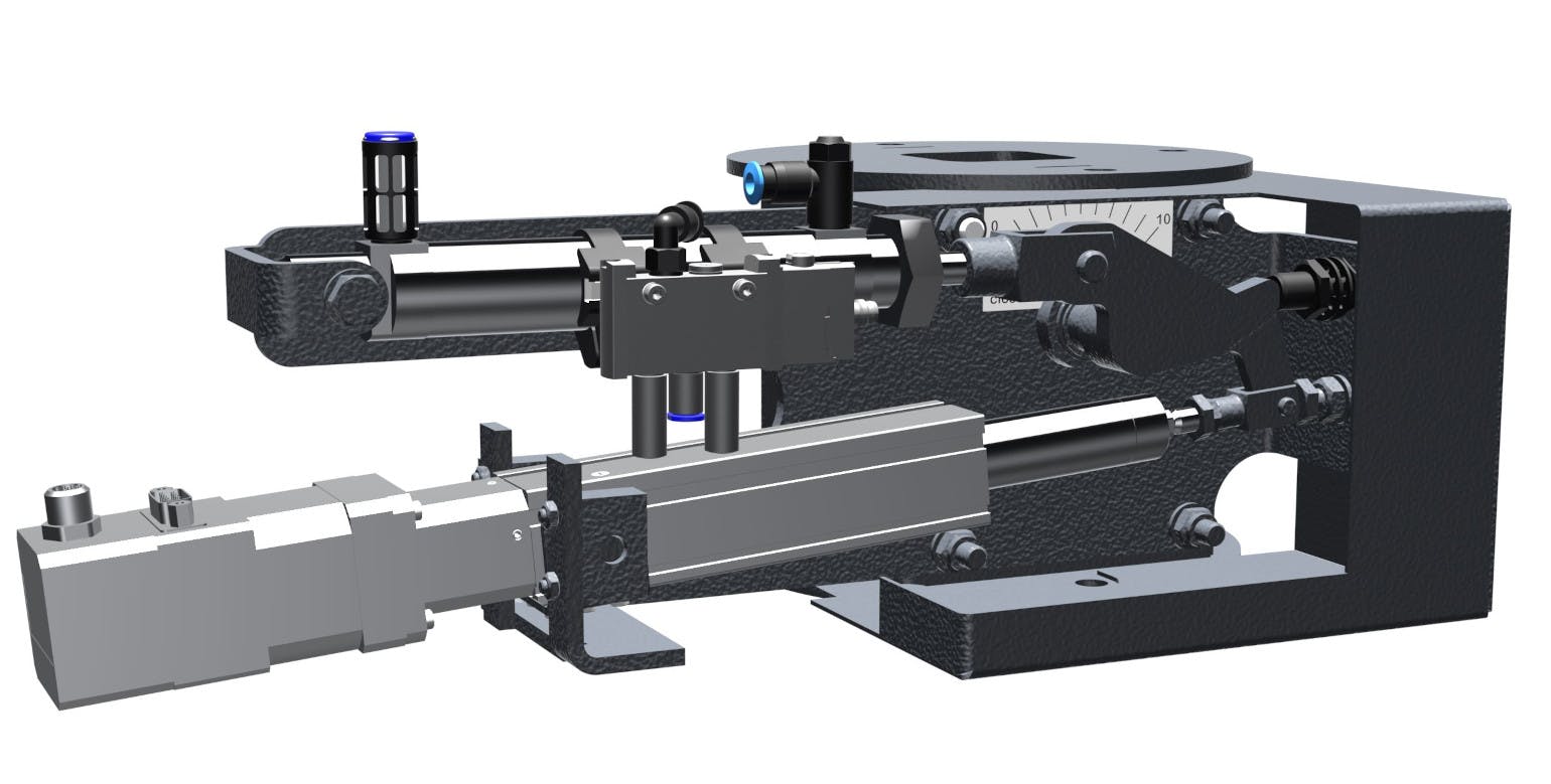 With the new PowerLine valve, the setting of the shell valve opening takes place automatically. Time-consuming manual adjustments are not necessary.