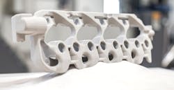 An ExOne Co. 3D-printed sand core. An ExOne Co. 3D-printed sand core.