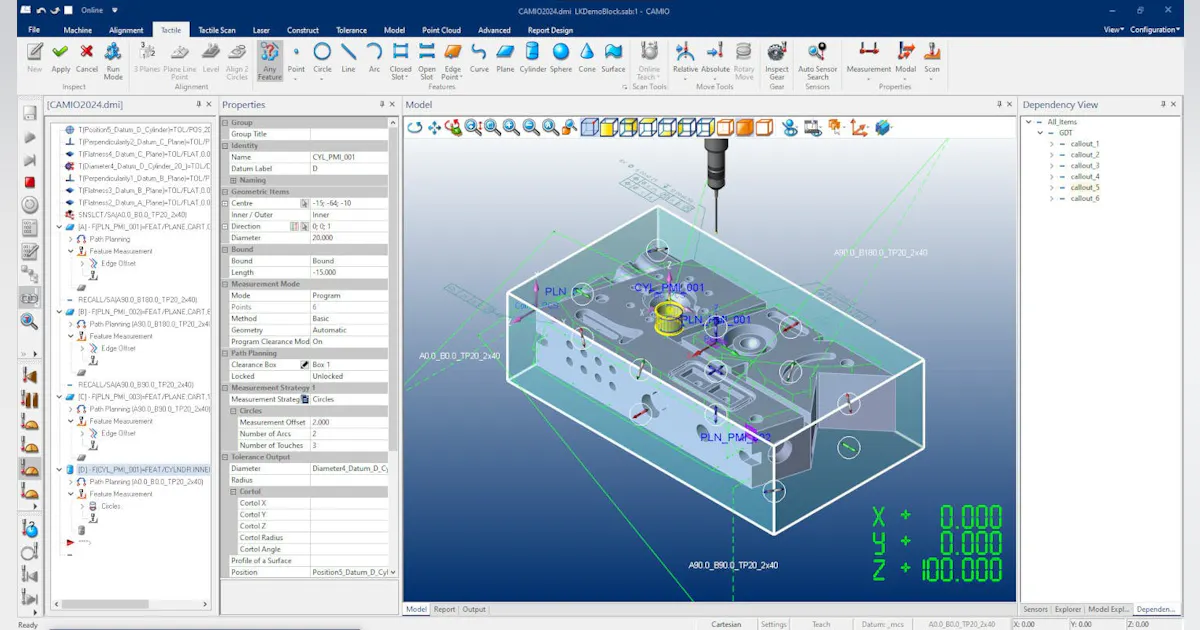 Improved CMM Software Promotes Safety, Productivity | LK Metrology ...