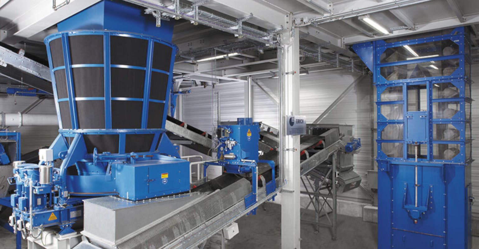Eirich molding sand preparation system.