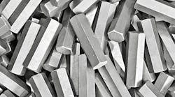 Beralcast beryllium-aluminum alloy bars. Beralcast beryllium-aluminum alloy bars.