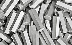 Beralcast beryllium-aluminum alloy bars. Beralcast beryllium-aluminum alloy bars.