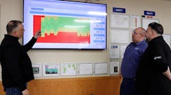 Monitizer | Discover’s alarm functions enhance production control and support inexperienced users. If an issue needs attention, the system contacts different groups of people in different waves, sequentially, depending on how the problem develops, and whether the first alerted group reacts. “If a machine runs outside its ‘green’ operating zone, the supervisor gets alerted,” according to Grede St. Cloud foundry general manager Bart Hoemann. Monitizer | Discover’s alarm functions enhance production control and support inexperienced users. If an issue needs attention, the system contacts different groups of people in different waves, sequentially, depending on how the problem develops, and whether the first alerted group reacts. “If a machine runs outside its ‘green’ operating zone, the supervisor gets alerted,” according to Grede St. Cloud foundry general manager Bart Hoemann.